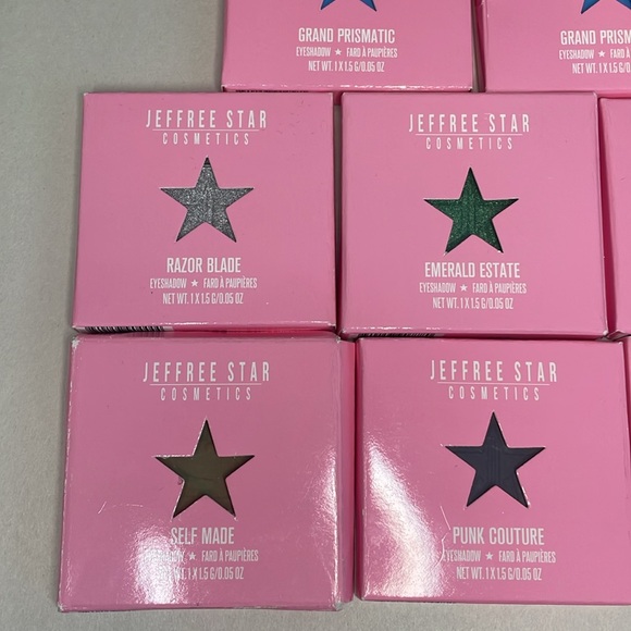 10 Piece Bundle of Jeffree Star Eyeshadows New in Packaging - Picture 3 of 4